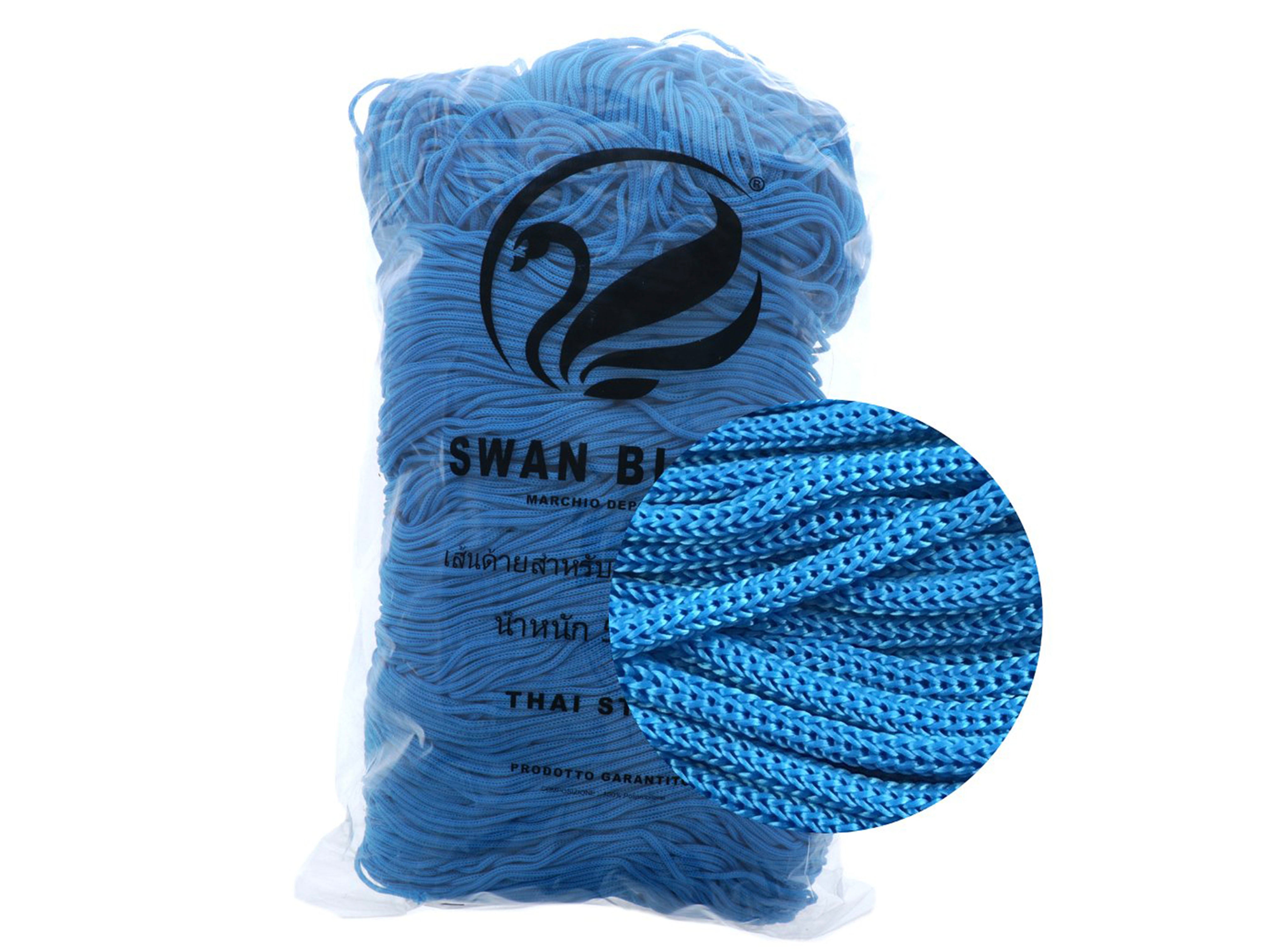 Cordino Swan Black – Cordoncino 100% Polipropilene per Borse Handmade