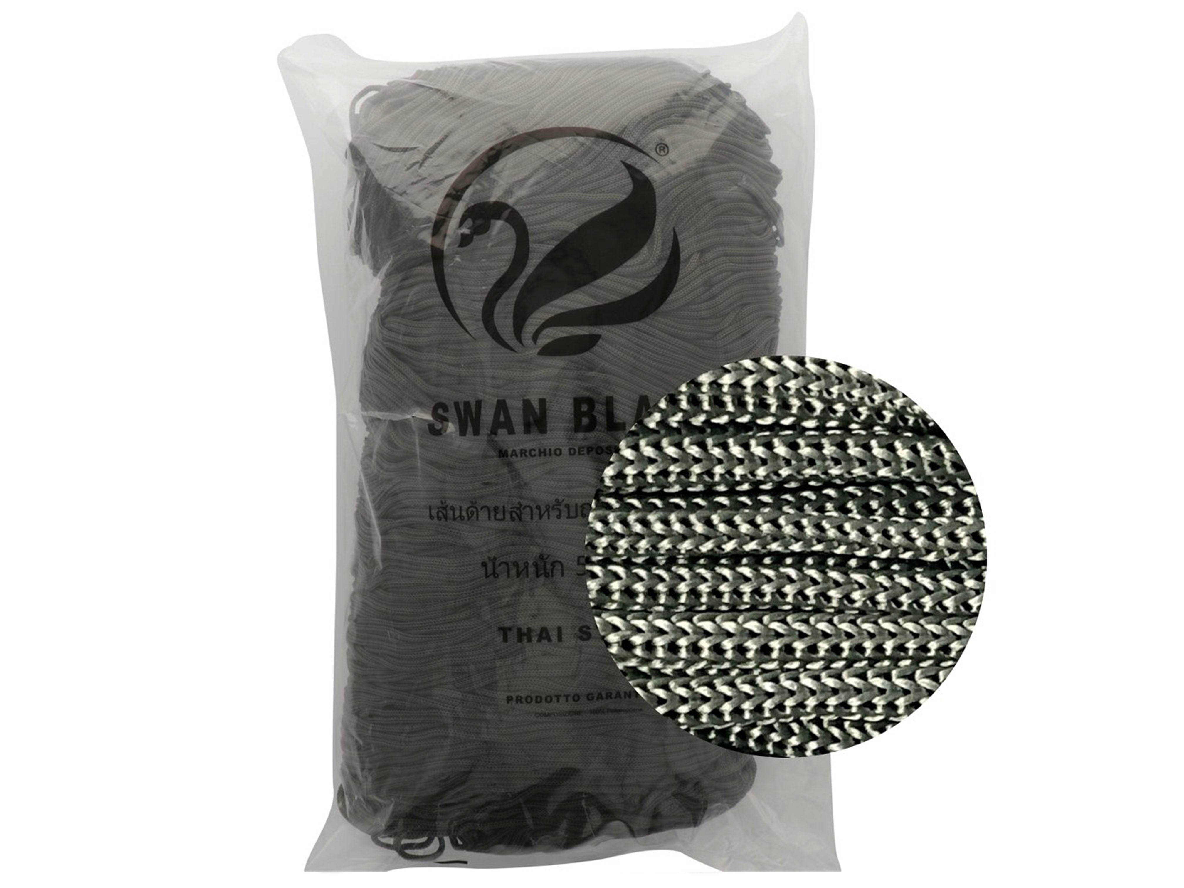 Cordino Swan Black – Cordoncino 100% Polipropilene per Borse Handmade