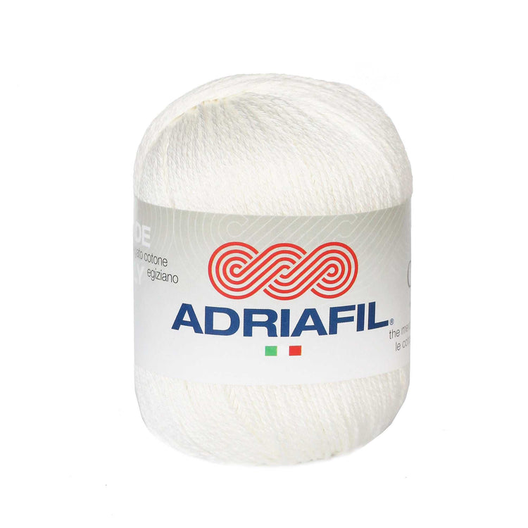 Gomitolo di filato Cheope in cotone egiziano mercerizzato per maglia e uncinetto, morbido e brillante.