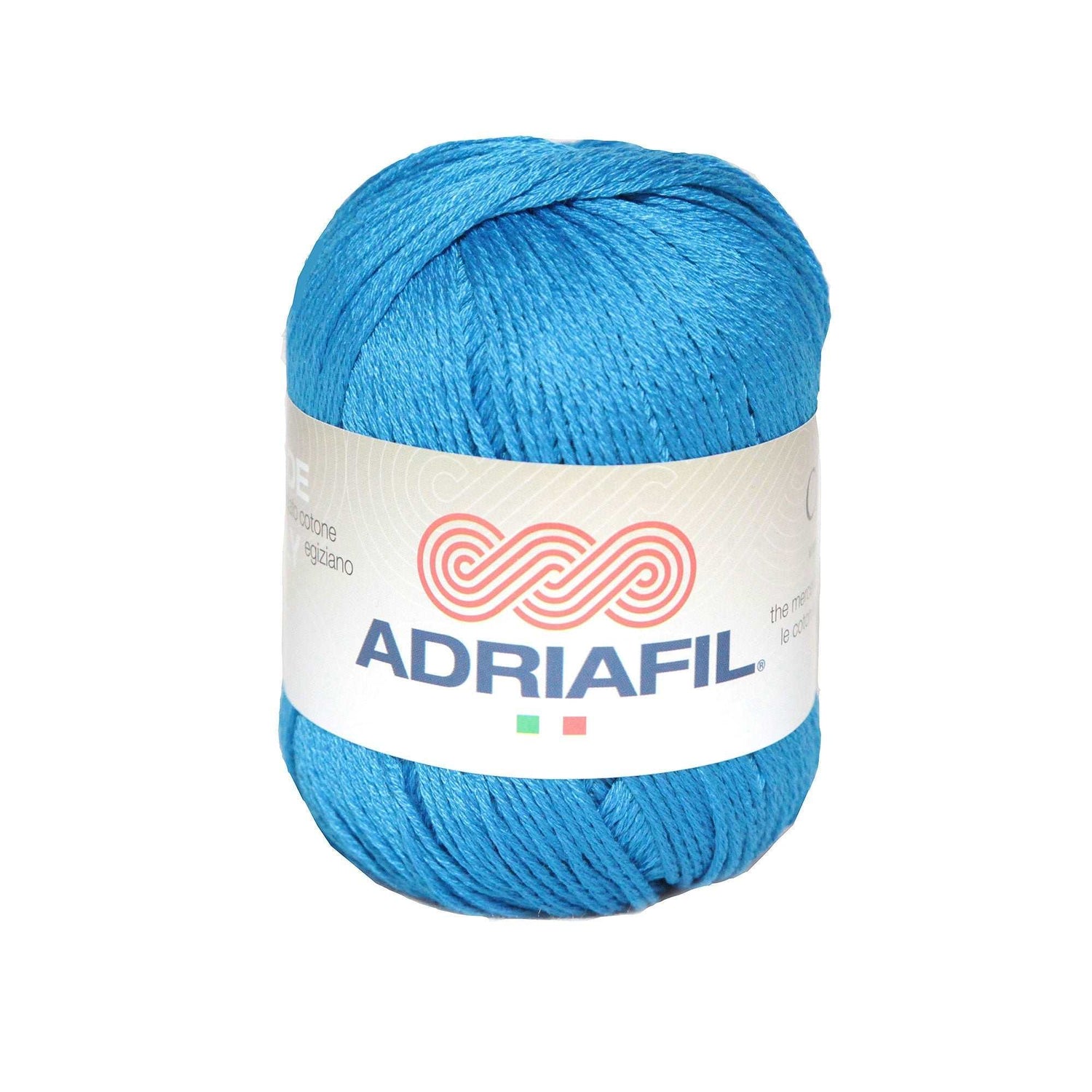 gomitolo di filato in cotone egiziano mercerizzato per maglia e uncinetto, colori brillanti e trama morbida