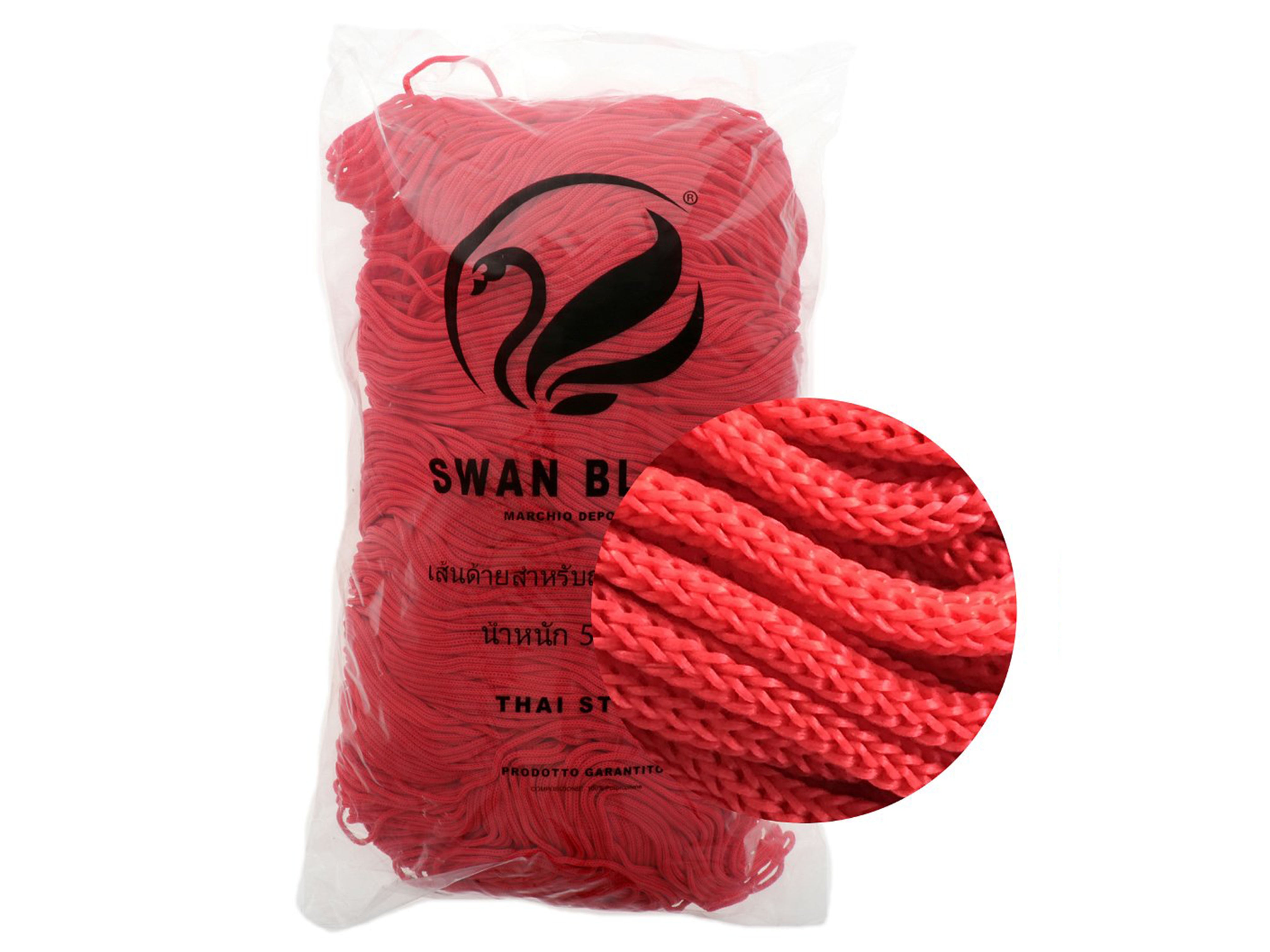 Cordino Swan Black – Cordoncino 100% Polipropilene per Borse Handmade