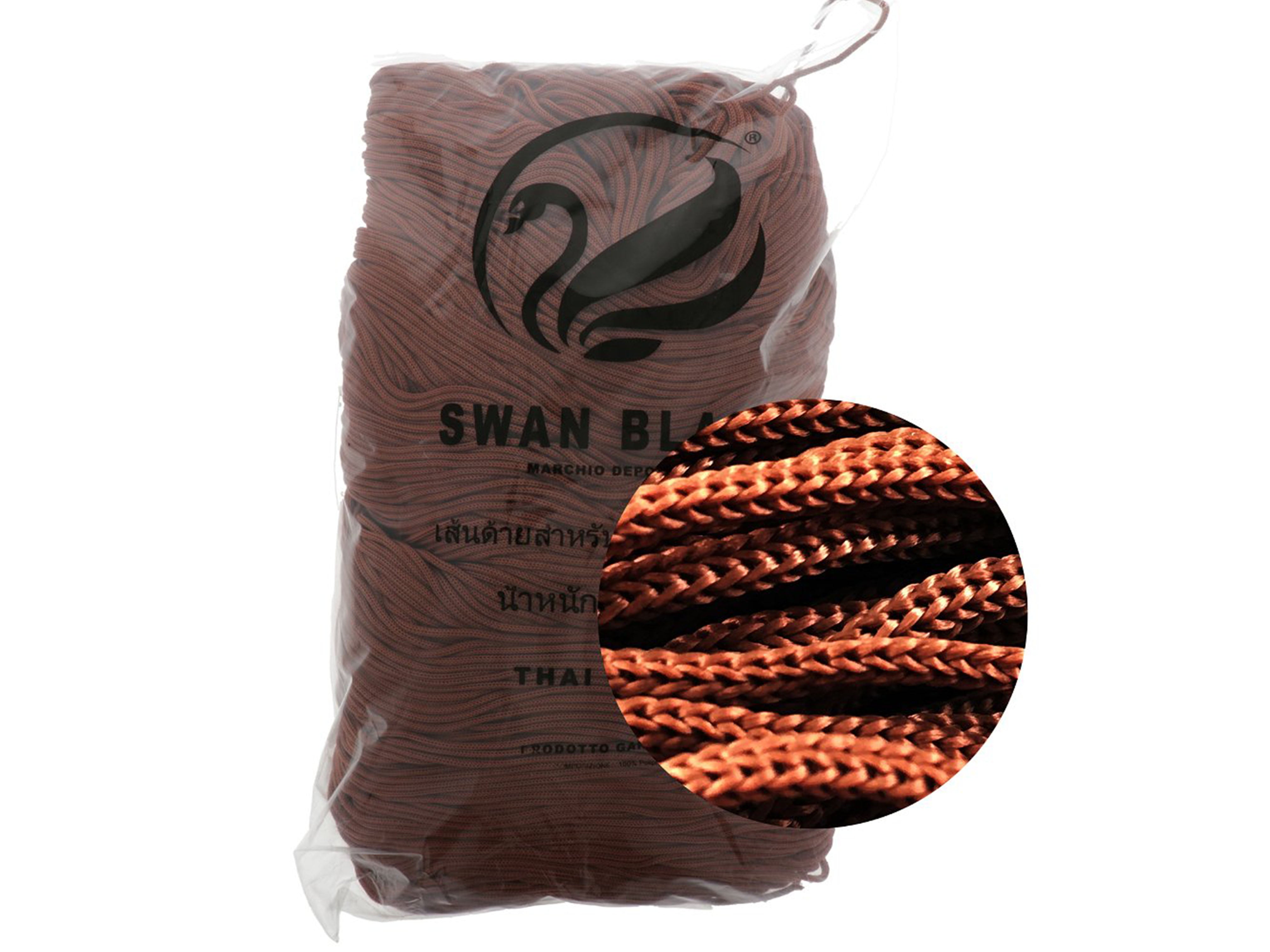 Cordino Swan Black – Cordoncino 100% Polipropilene per Borse Handmade